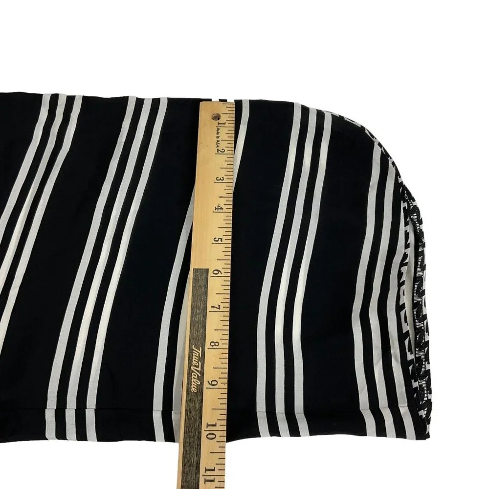 Trina Turk Swimsuit Cover Up Pants Women's Sz M Stripe Sheer Wide Leg $168 Nwt - Picture 13 of 13